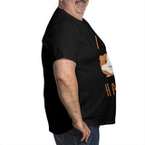 I Love My Hamster Big Size Men's T-shirt