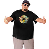 Vintage Retro Bees Beehive Big Size Men's T-shirt