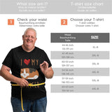I Love My Hamster Big Size Men's T-shirt