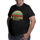 Vintage Retro Raccoon Kentucky Big Size Men's T-shirt