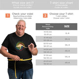 Kangaroo Jumping Swirl Big Size Men's T-shirt