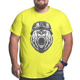 Vintage Bear Style Big Size Men's T-shirt