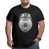 Vintage Bear Style Big Size Men's T-shirt