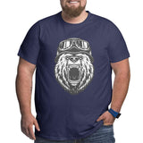 Vintage Bear Style Big Size Men's T-shirt