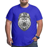 Vintage Bear Style Big Size Men's T-shirt
