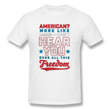 Air Jordan 1 Spider Man 1s Sneaker Tee Amer i Cant Hear You Shirt