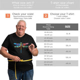 Dragonfly Colorful Big Size Men's T-shirt