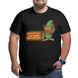 Woodsy Owl Says Give A Hoot Don't Pollute Big Size Men's T-shirt