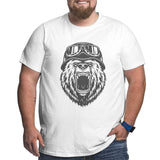 Vintage Bear Style Big Size Men's T-shirt