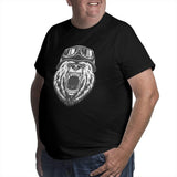 Vintage Bear Style Big Size Men's T-shirt