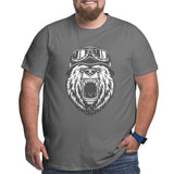 Vintage Bear Style Big Size Men's T-shirt